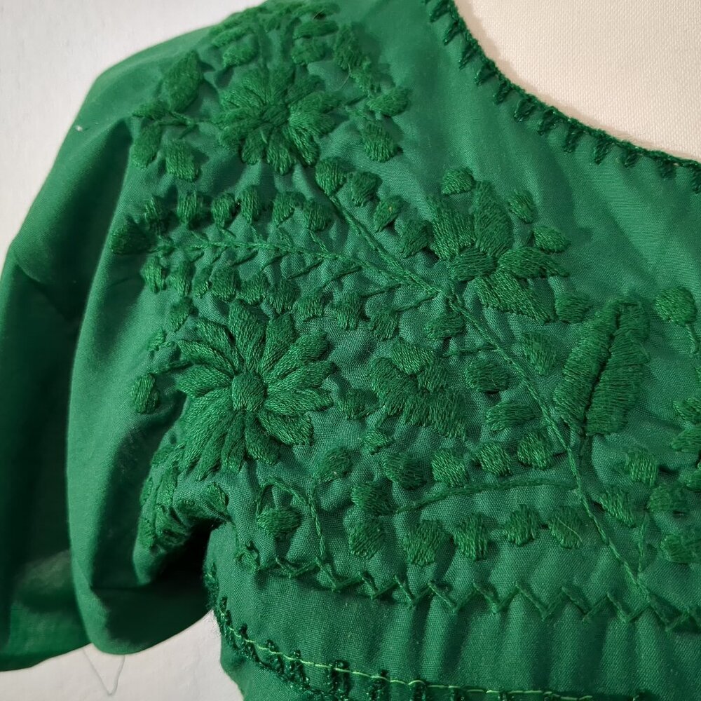 NWT Green Latin Dress Size Small - Picture 3 of 12